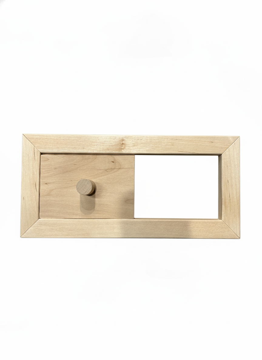 Sauna Vent w/ Sliding Door