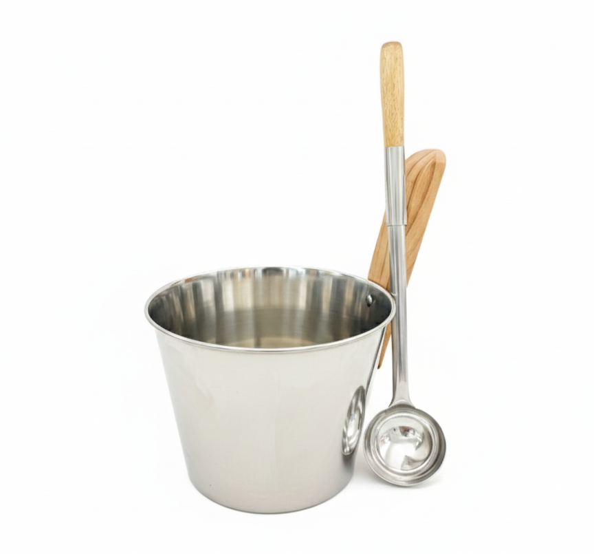 4Living Sauna Bucket & Ladle