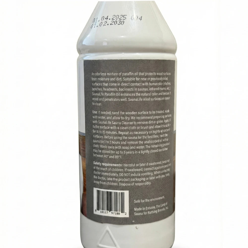 SaunaLife Paraffin Oil - 16.9oz