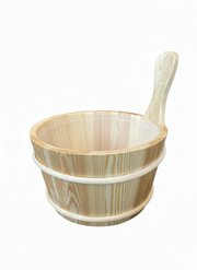 4Living Wood Sauna Bucket
