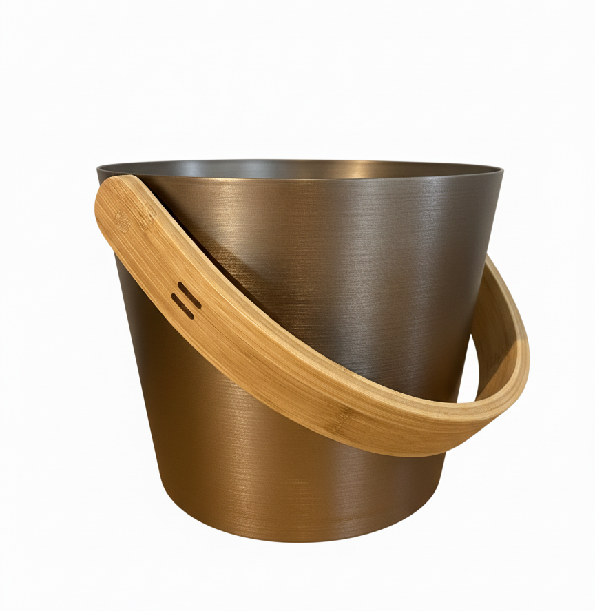 Rento Curved Handle Sauna Bucket