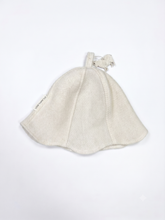 Pure Canadian Wool Sauna Hat