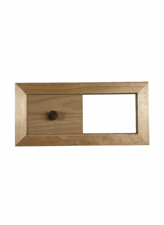 Sauna Vent w/ Sliding Door