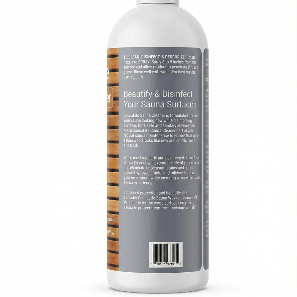SaunaLife Sauna Cleaner - 32oz Spray Bottle